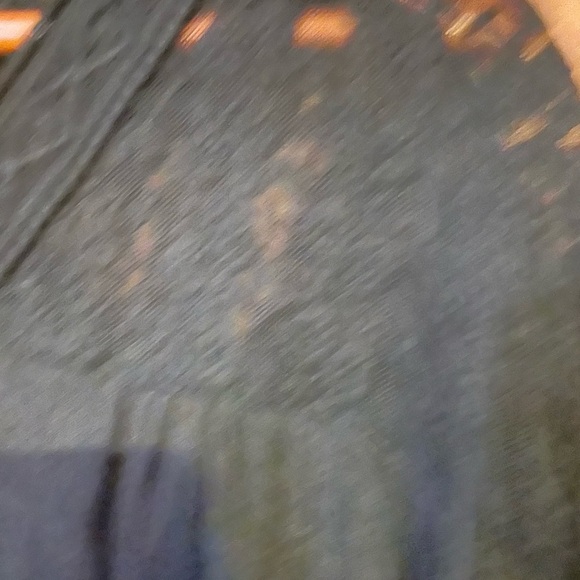 Elegant Plus Size 3X Black V Neck Lace Women's Top Style & Co - Picture 5 of 6